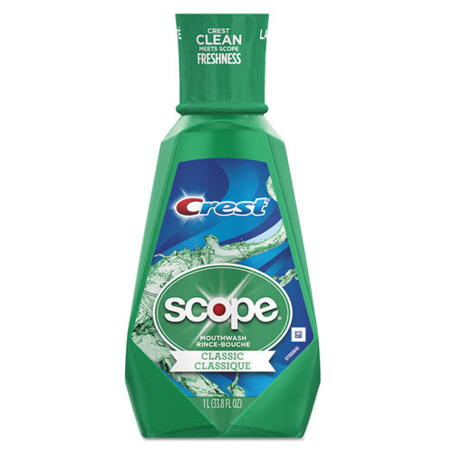 + Scope Mouth Rinse, Classic Mint, 1 L Bottle