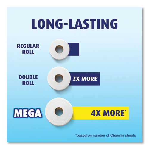 Essentials Strong Bathroom Tissue, Septic Safe, 1-ply, White, 4 X 3.92, 451-roll, 9 Roll-pack, 4 Packs-carton