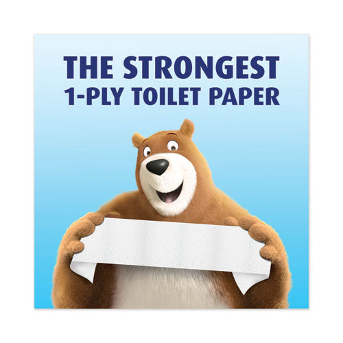Essentials Strong Bathroom Tissue, Septic Safe, 1-ply, White, 4 X 3.92, 451-roll, 36 Individually Wrapped Rolls-carton