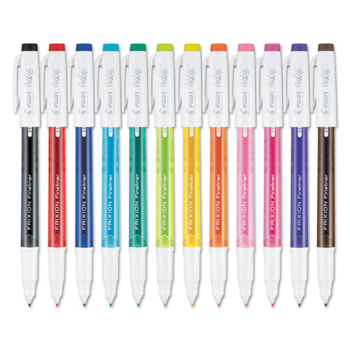 Frixion Erasable Stick Marker Pen, 0.6 Mm, Assorted Ink-barrel, 72-tub