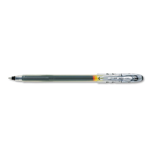 Neo-gel Stick Gel Pen, Fine 0.7mm, Blue Ink-barrel, Dozen