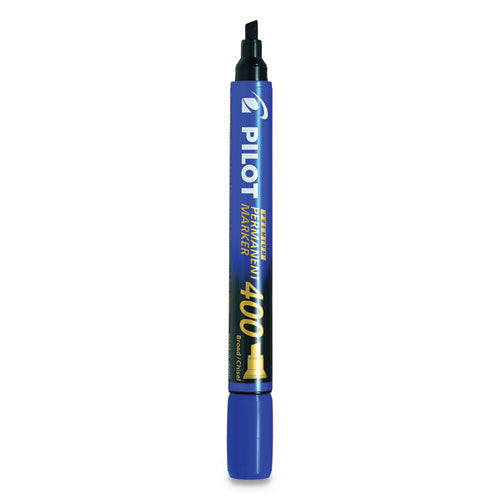 Premium 400 Permanent Marker, Broad Chisel Tip, Blue, 36-pack