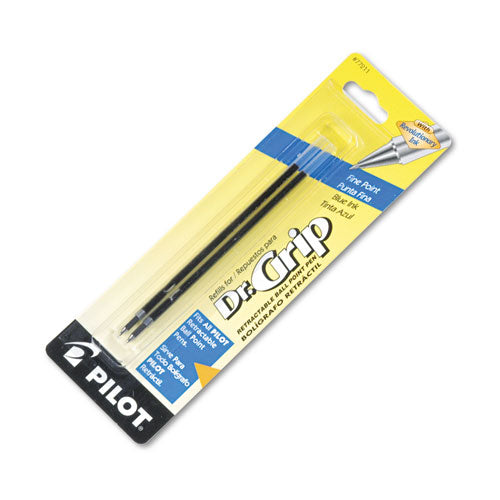 Refill For Dr. Grip, Easytouch, The Better, B2p And Rex Grip Begreen Ballpoint Pens, Fine Point, Blue Ink, 2-pack
