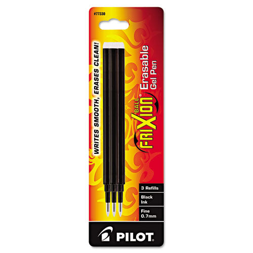 Refill For Pilot Frixion Erasable, Frixion Ball, Frixion Clicker And Frixion Lx Gel Ink Pens, Fine Point, Blue Ink, 3-pack