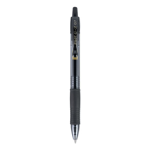 G2 Premium Retractable Gel Pen, Fine 0.7 Mm, Black Ink-barrel, 36-pack