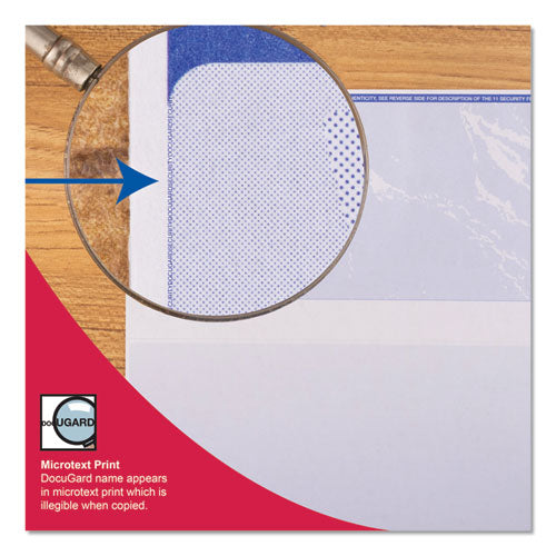 Premier Prismatic Check, 13 Features, 8.5 X 11, Blue-green Prismatic, 500-ream