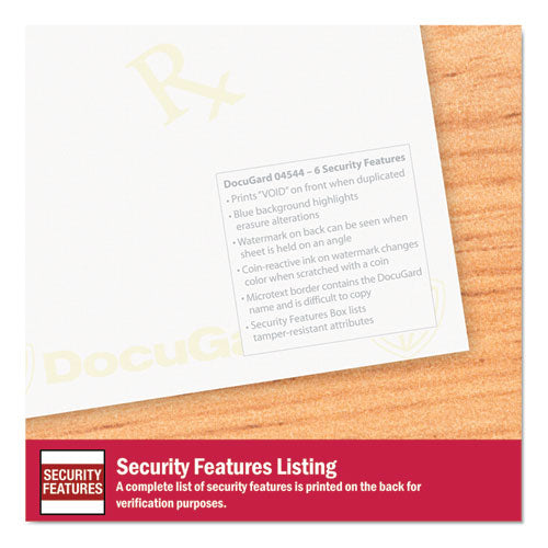 Medical Security Papers, 2-part, 32 Lb, 8.5 X 11, Blue-canary, 250-ream