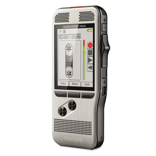 Pocket Memo 7000 Digital Recorder, Slide, 2gb, Silver