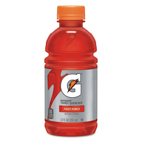 G-series Perform 02 Thirst Quencher, Fruit Punch, 12 Oz Bottle, 24-carton