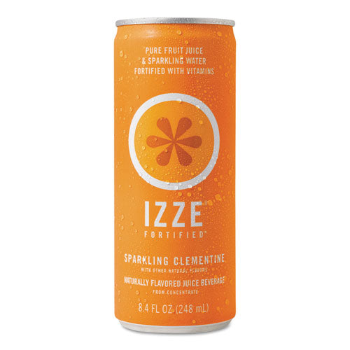 Fortified Sparkling Juice, Clementine, 8.4 Oz Can, 24-carton