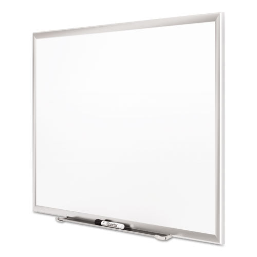 Classic Series Porcelain Magnetic Board, 36 X 24, White, Silver Aluminum Frame