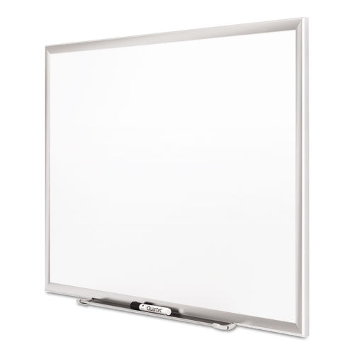 Classic Series Porcelain Magnetic Board, 48 X 36, White, Silver Alum. Frame