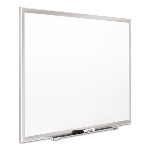 Classic Series Porcelain Magnetic Board, 60 X 36, White, Silver Aluminum Frame