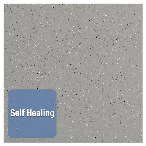 Contour Granite Gray Tack Board, 36 X 24, Black Frame