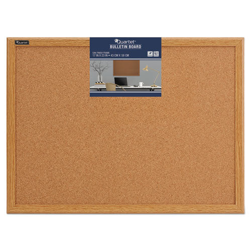 Cork Bulletin Board, 36 X 24, Oak Finish Frame