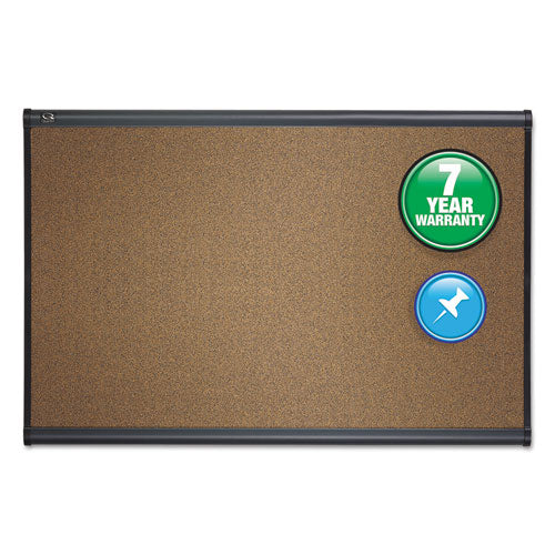 Prestige Bulletin Board, Brown Graphite-blend Surface, 72x48, Gry Aluminum Frame