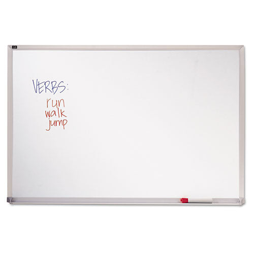 Melamine Whiteboard, Aluminum Frame, 72 X 48