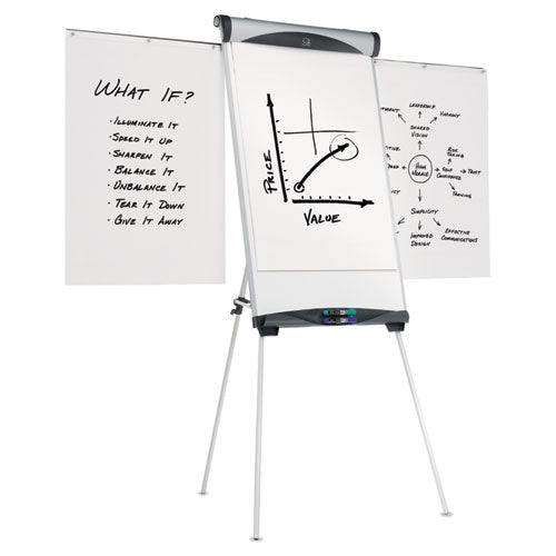Euro Magnetic Presentation Easel, 27 X 39, White