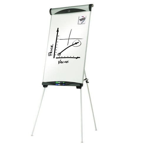 Euro Magnetic Presentation Easel, 27 X 39, White