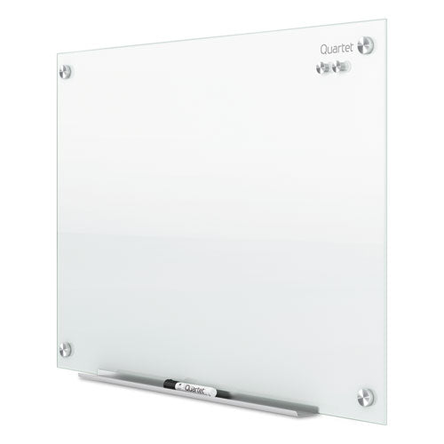 Infinity Magnetic Glass Marker Board, 24 X18, White