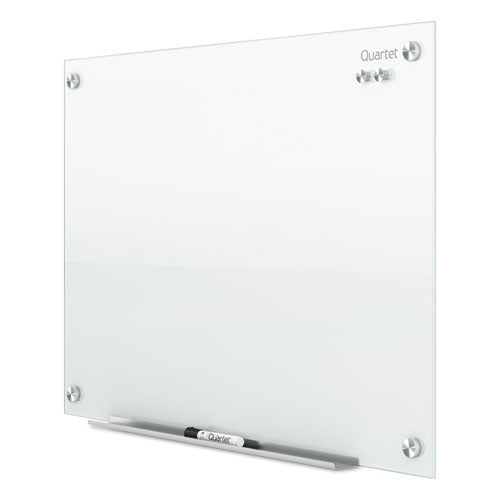 Infinity Magnetic Glass Marker Board, 36 X 24, White