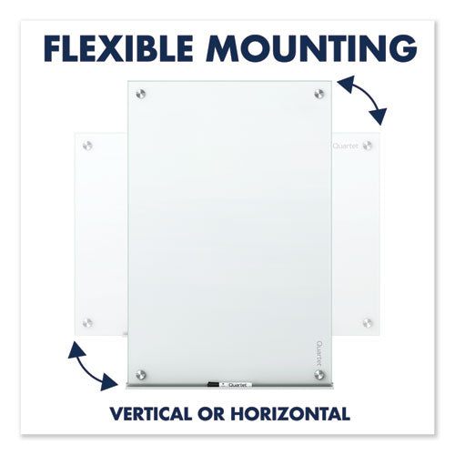 Infinity Magnetic Glass Marker Board, 48 X 36, White