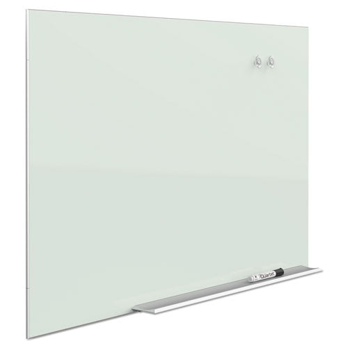 Element Framed Magnetic Glass Dry-erase Boards, 50" X 28", Aluminum Frame