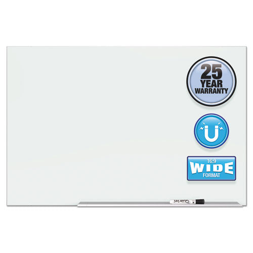 Element Framed Magnetic Glass Dry-erase Boards, 50" X 28", Aluminum Frame