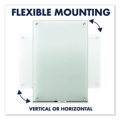 Infinity Glass Marker Board, Frosted, 72 X 48