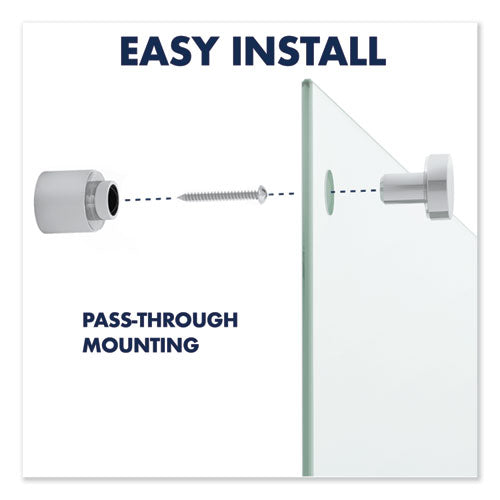 Infinity Glass Marker Board, Frosted, 96 X 48