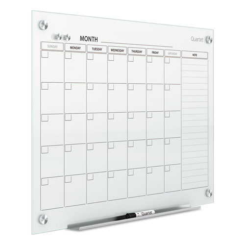 Infinity Magnetic Glass Calendar Board, 36 X 24