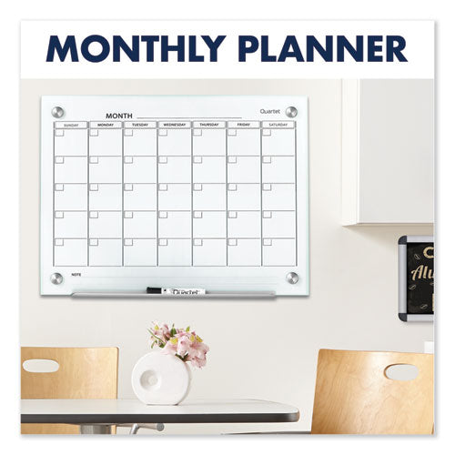 Infinity Magnetic Glass Calendar Board, 48 X 36
