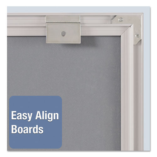 Matrix Magnetic Boards, Painted Steel, 23 X 16, White, Aluminum Frame