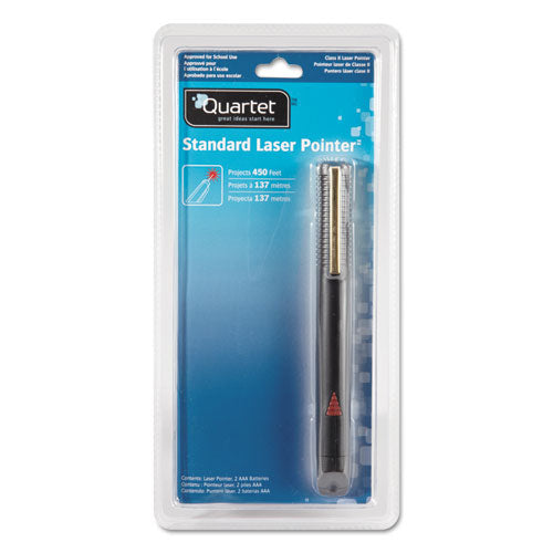 High Impact Plastic Laser Pointer, Class 2, Projects 450 Ft, Black