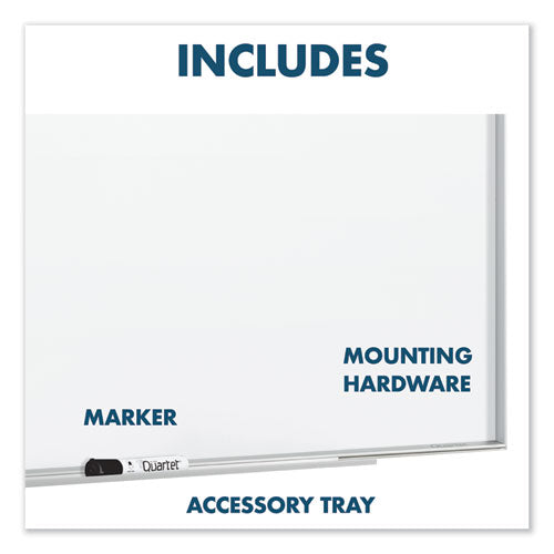 Fusion Nano-clean Magnetic Whiteboard, 36 X 24, Silver Frame