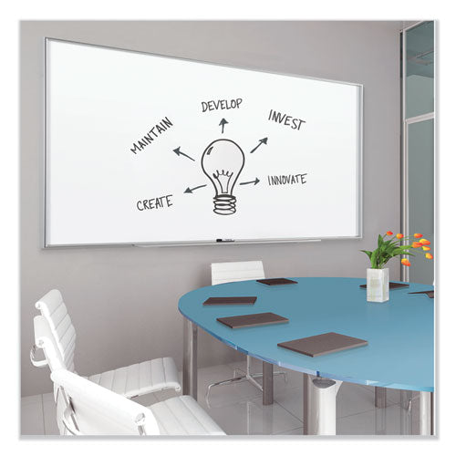 Fusion Nano-clean Magnetic Whiteboard, 36 X 24, Silver Frame