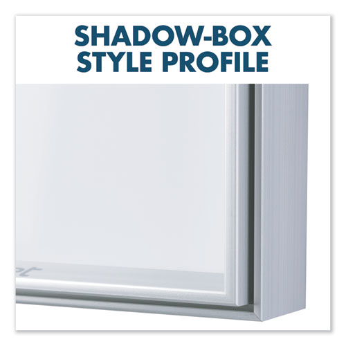 Fusion Nano-clean Magnetic Whiteboard, 48 X 36, Silver Frame