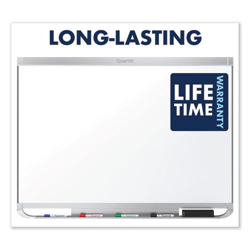 Prestige 2 Duramax Magnetic Porcelain Whiteboard, 72 X 48, Silver Frame