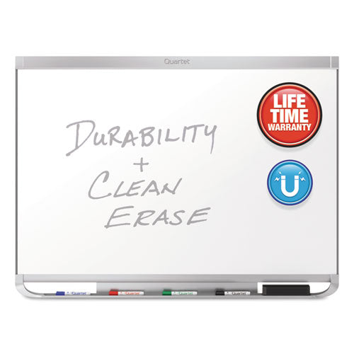 Prestige 2 Duramax Magnetic Porcelain Whiteboard, 72 X 48, Silver Frame