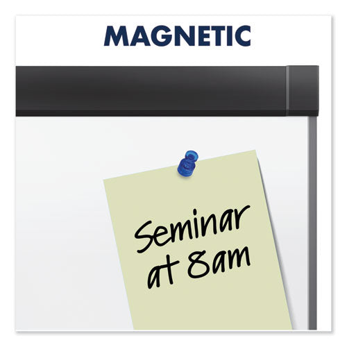 Prestige 2 Duramax Magnetic Porcelain Whiteboard, 96 X 48, Black Frame