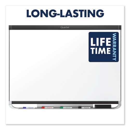 Prestige 2 Duramax Magnetic Porcelain Whiteboard, 96 X 48, Black Frame