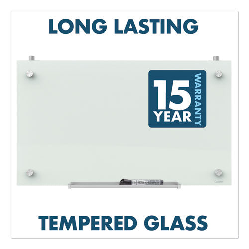 Infinity Magnetic Glass Dry Erase Cubicle Board, 18 X 30, White