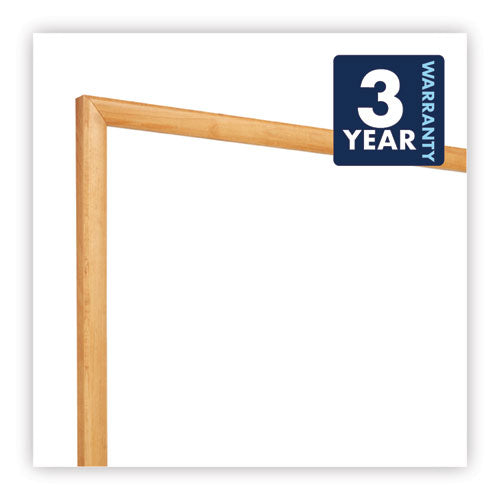 Classic Series Total Erase Dry Erase Board, 48 X 36, Oak Finish Frame