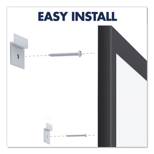 Classic Series Nano-clean Dry Erase Board, 60 X 36, Black Aluminum Frame