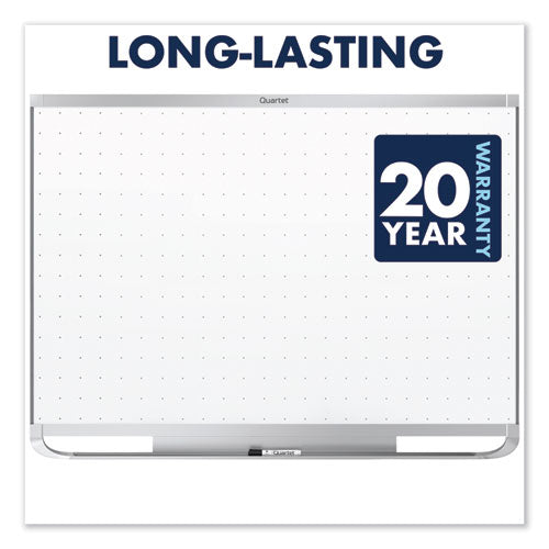 Prestige 2 Magnetic Total Erase Whiteboard, 48 X 36, Aluminum Frame