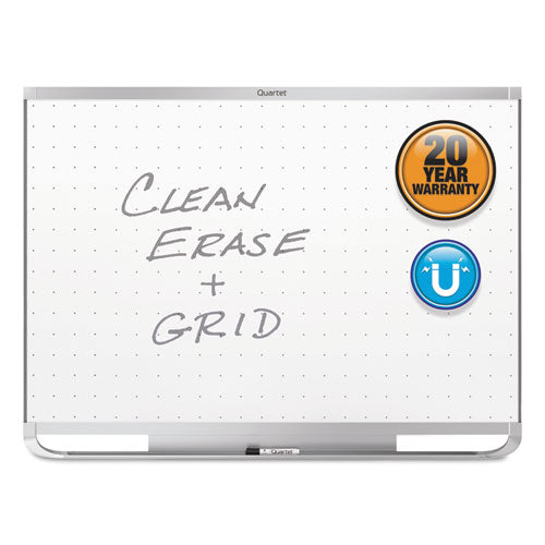 Prestige 2 Magnetic Total Erase Whiteboard, 48 X 36, Aluminum Frame