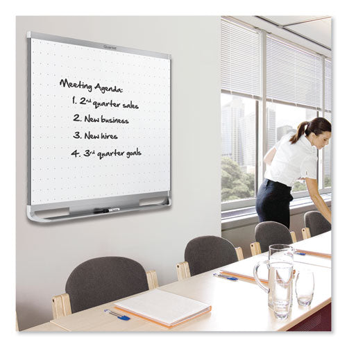 Prestige 2 Magnetic Total Erase Whiteboard, 48 X 36, Aluminum Frame