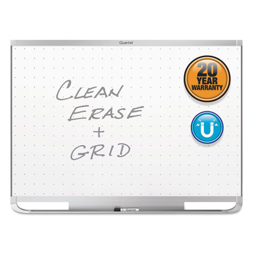 Prestige 2 Magnetic Total Erase Whiteboard, 72 X 48, Aluminum Frame