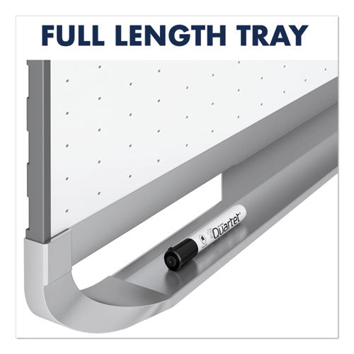 Prestige 2 Magnetic Total Erase Whiteboard, 72 X 48, Mahogany Frame