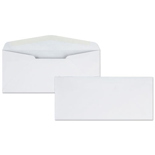 Business Envelope, #10, Bankers Flap, Gummed Closure, 4.13 X 9.5, White, 500-box